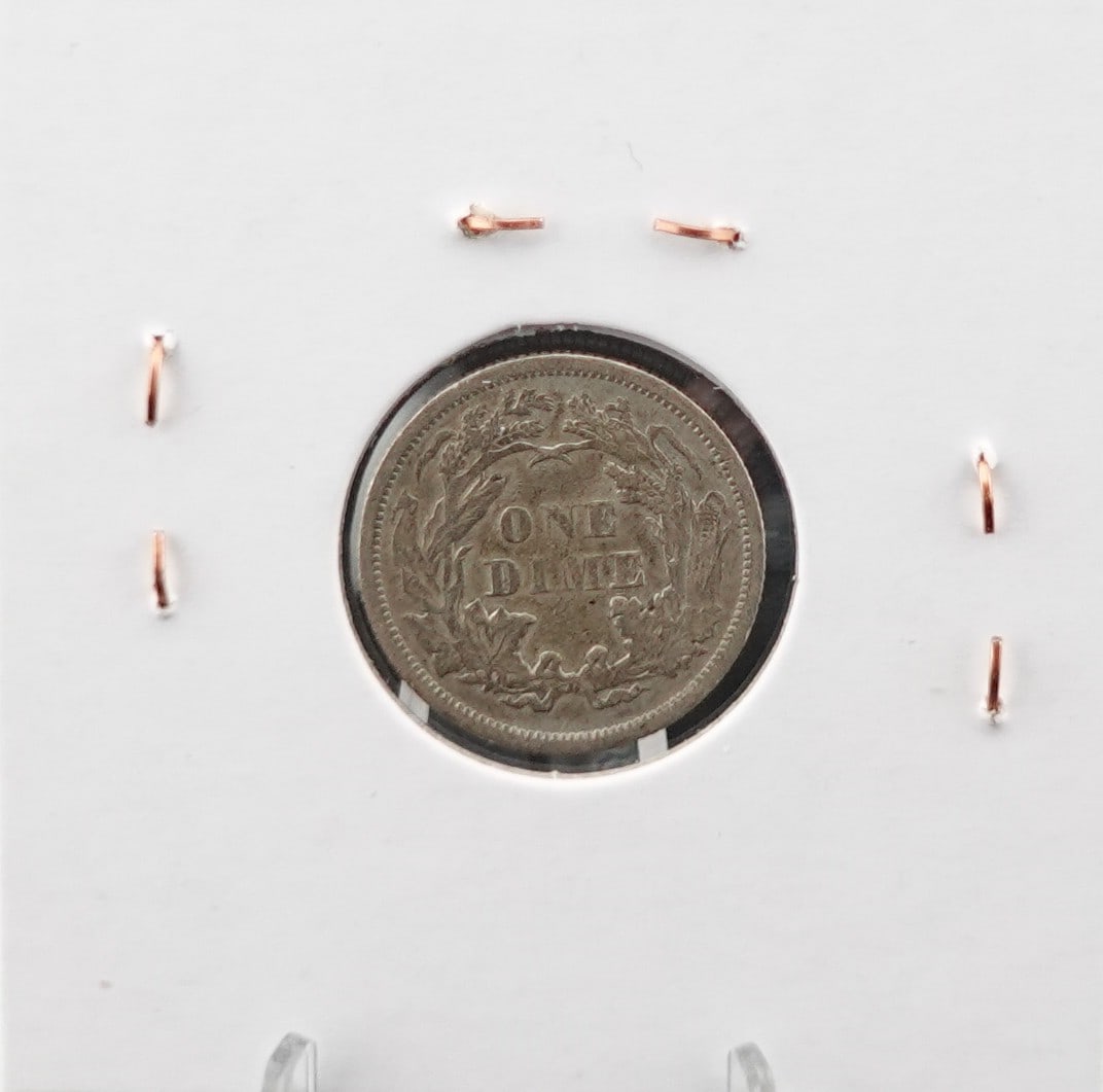 1876 Seated Dime - 2