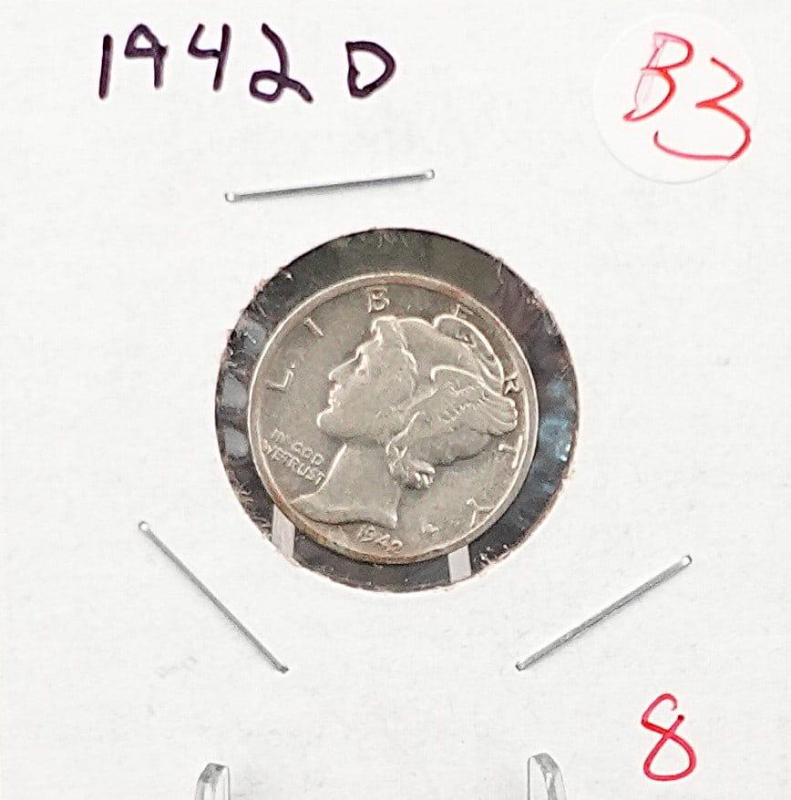 1942-D Mercury Dime (1 of 2)
