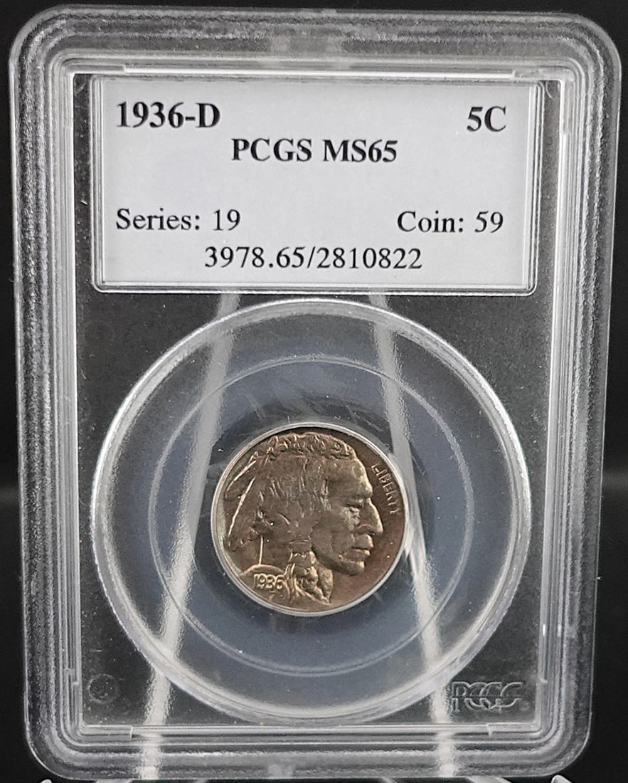 1936-D Buffalo Nickel (1 of 2)
