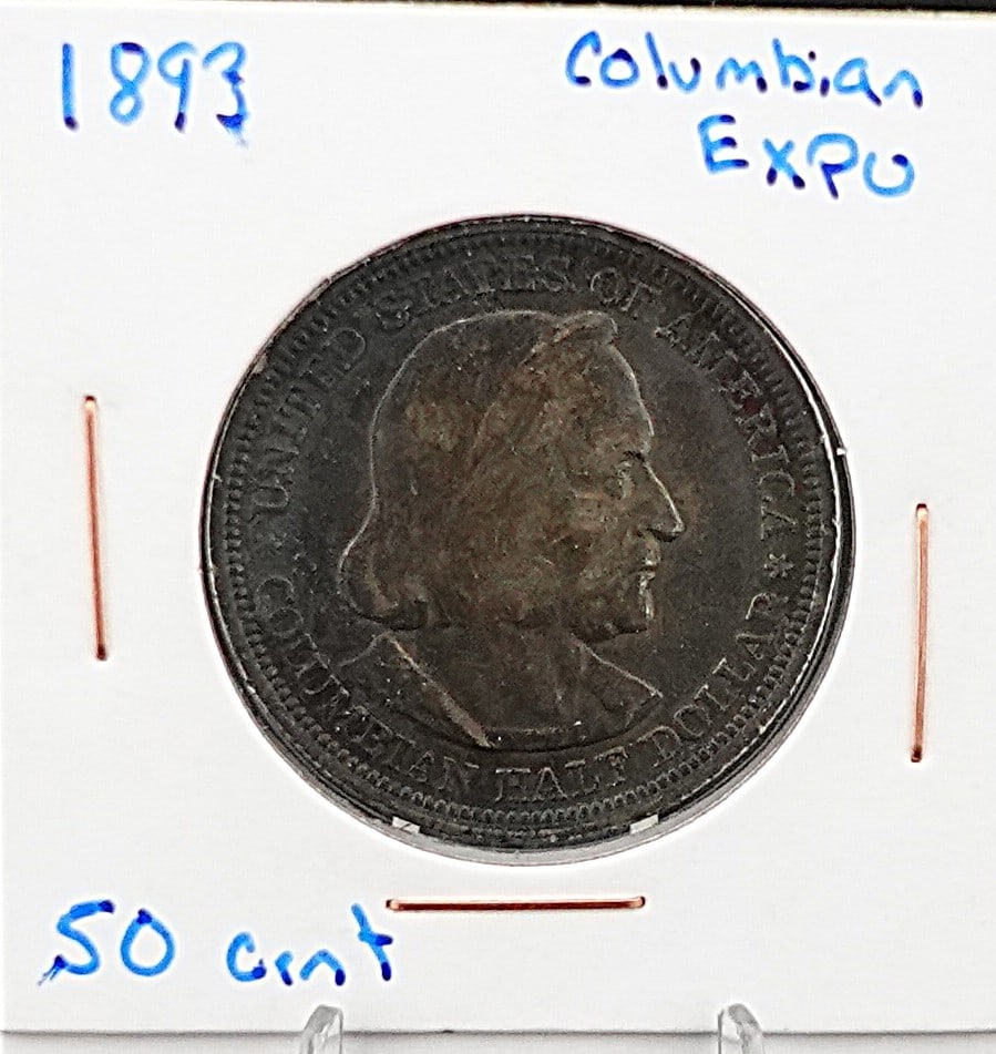 1893 Columbian Expo Half Dollar (1 of 2)