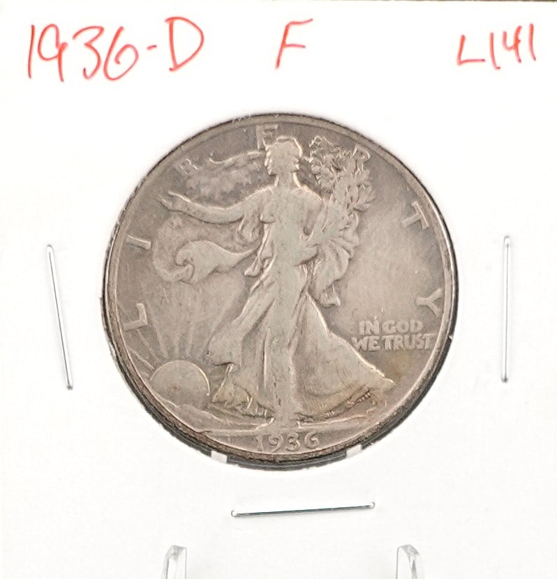 1936-D Walking Liberty Half Dollar (1 of 2)