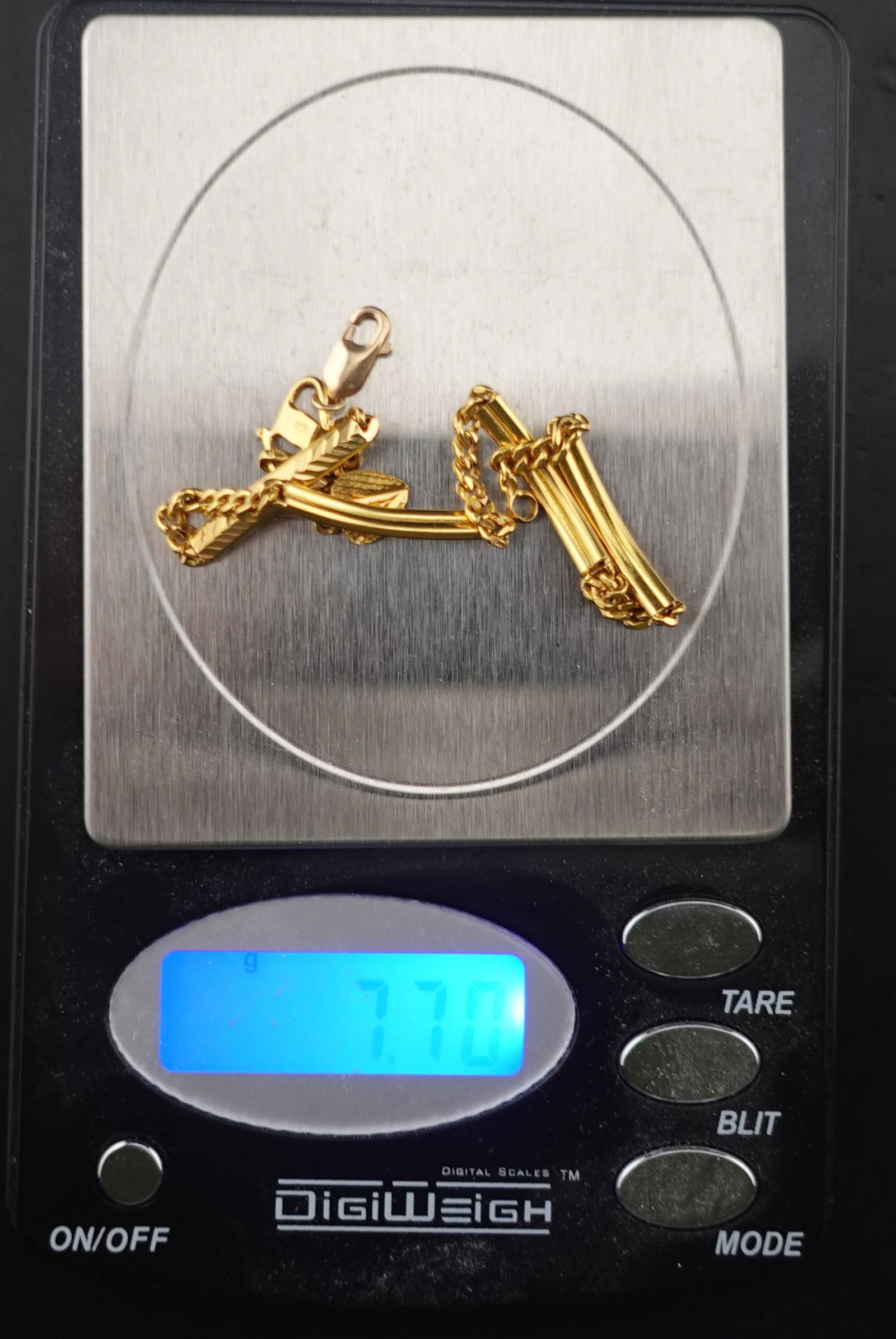 14K Gold 8 Inch Bracelet - 4