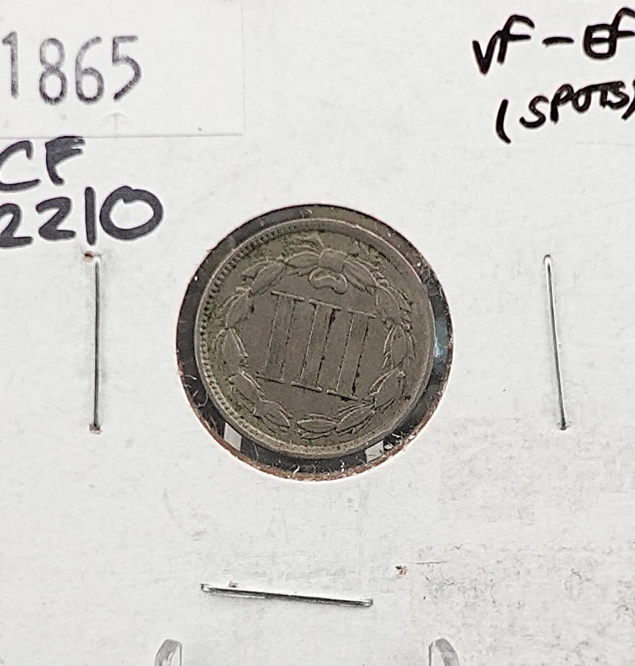 1865 3 Cent Piece - 2