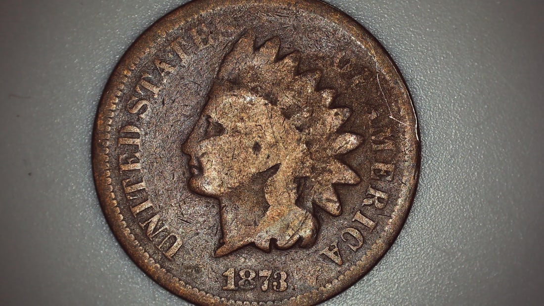 1873 Indian Head Cent - 3