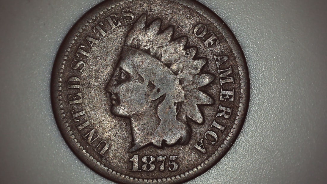 1875 Indian Head Cent - 3