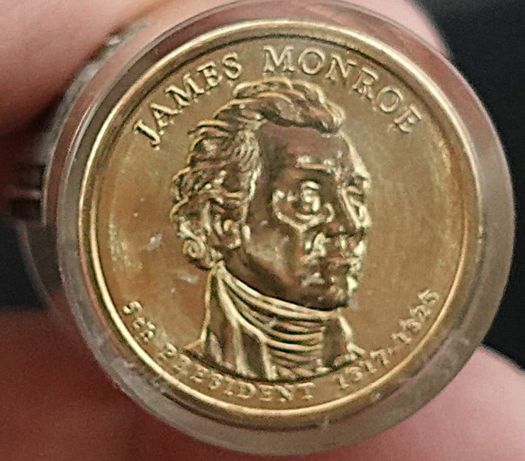 (13) Roll and Single 2008-D James Monroe $1: Excellent Coins with Great Details High Estimate: 40Low Estimate: 30