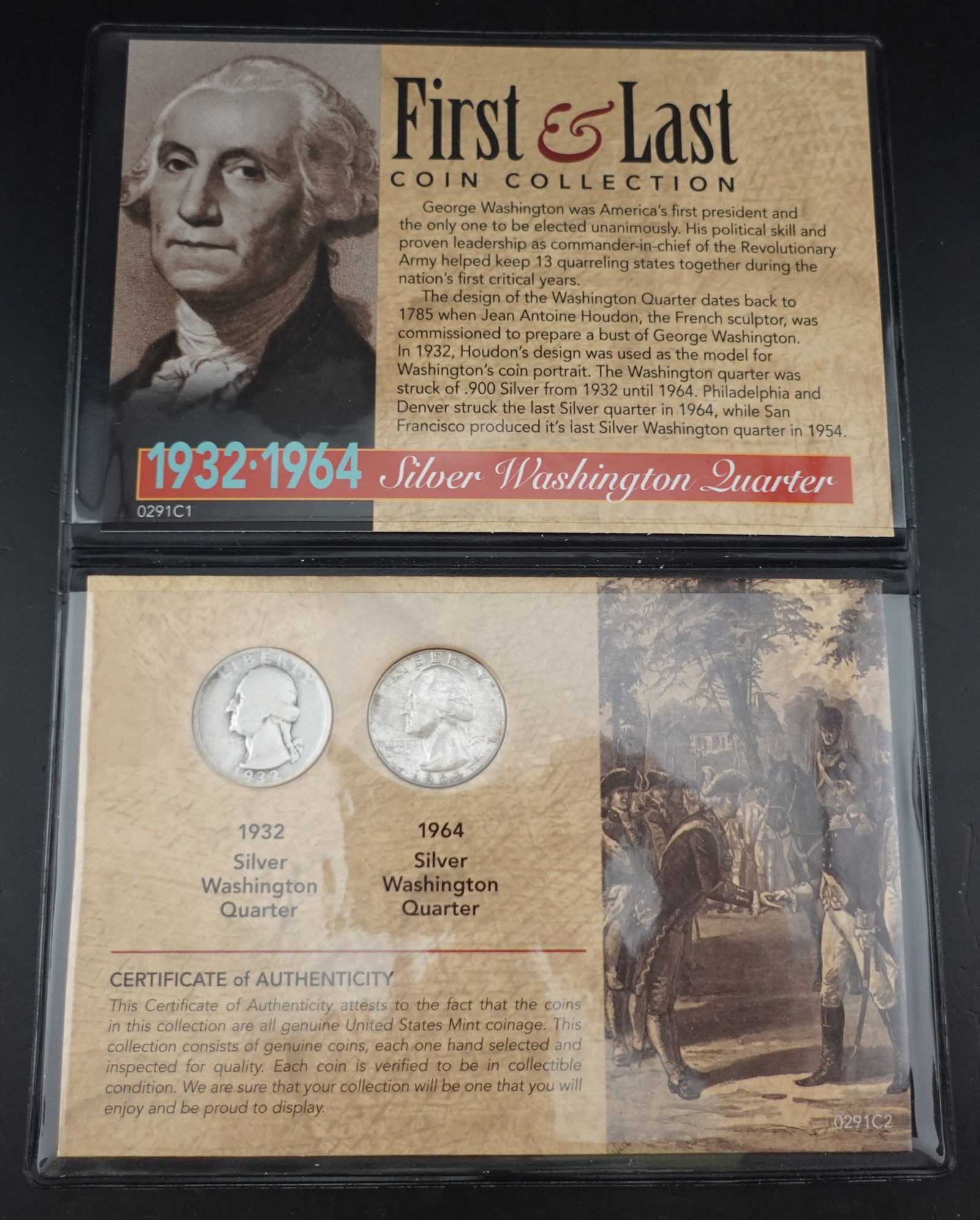 1932 and 1964 Silver Washington Quarters: Key Date Coin! Low Estimate: 40High Estimate: 60