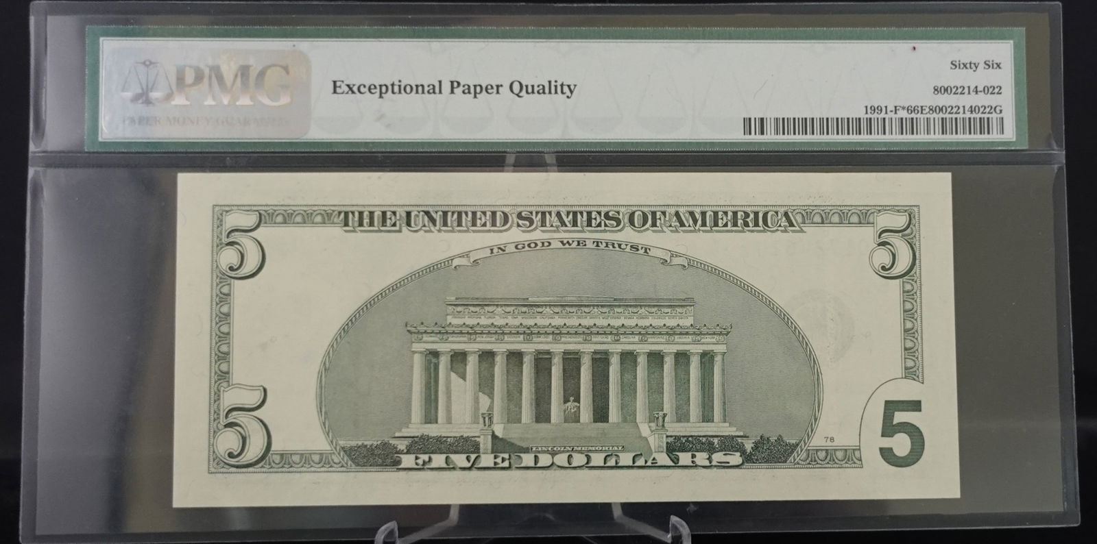 2008A $5 Star Note - 2