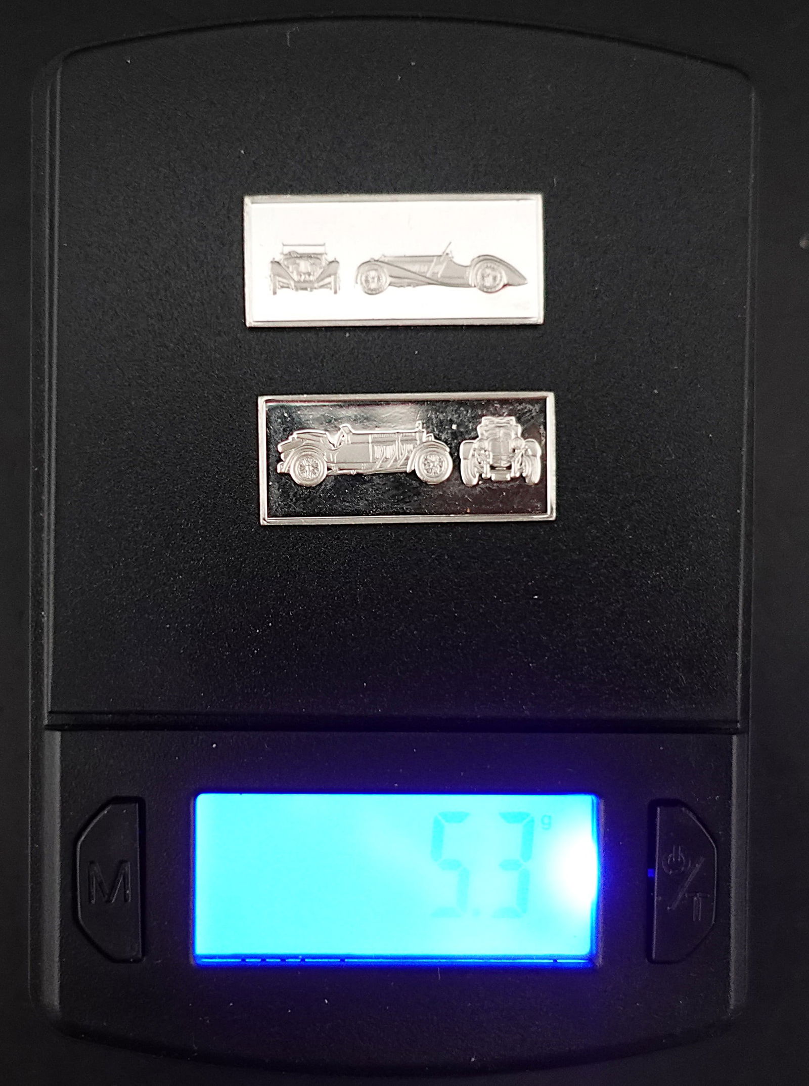 (2) Mercedes Car Silver Bars: Gorgeous Bars! High Estimate: 30Low Estimate: 20