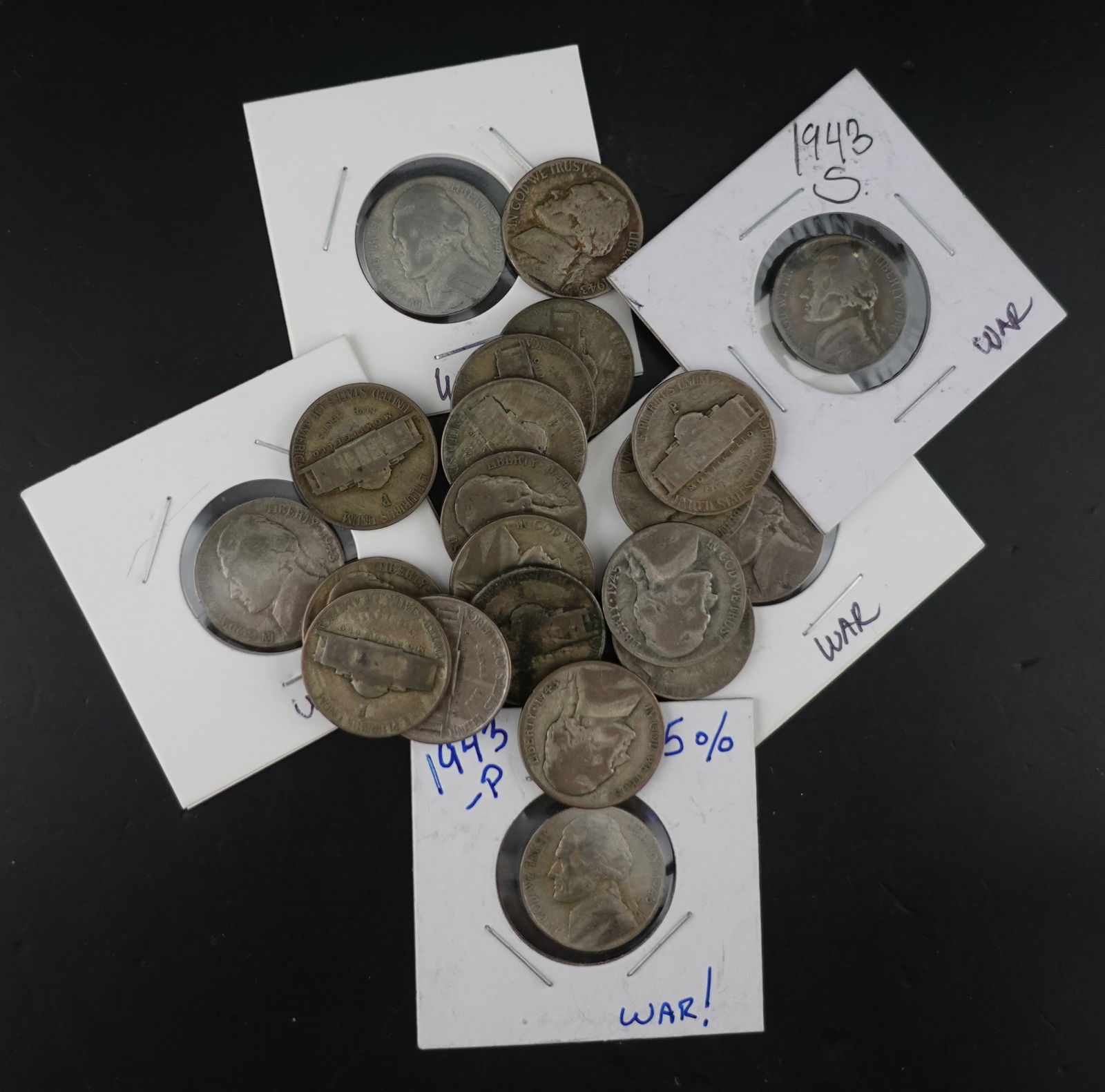(22) Silver War Nickels: These are 35% Silver Low Estimate: 40.00High Estimate: 60.00