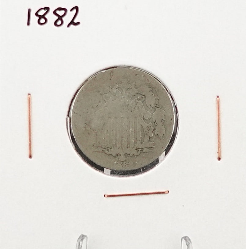 1882 Shield Nickel - 2
