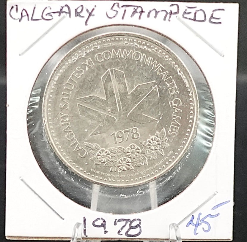 1978 Calgary Stampede Half Dollar Coin: Great Details! Low Estimate: 40.00High Estimate: 60.00