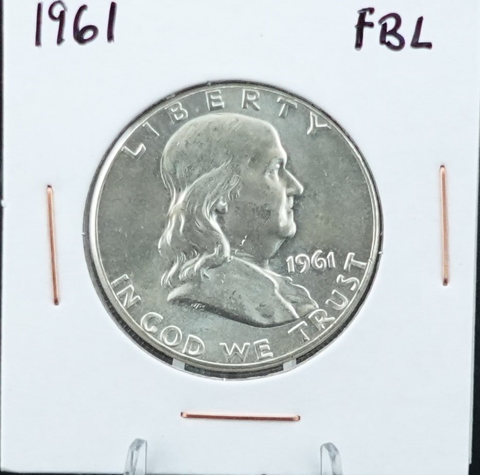 1961 Franklin Half Dollar: This is a Great Coin! Low Estimate: 40High Estimate: 60