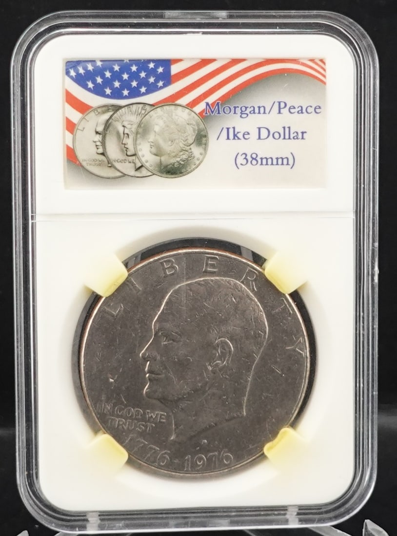 1976-1776-D Ike Dollar: 1976-1776-D Ike Dollar Low Estimate: 20.00High Estimate: 30.00