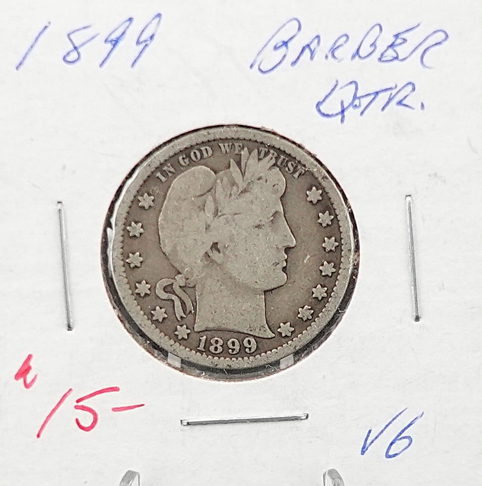 1899 Barber Quarter (1 of 2)