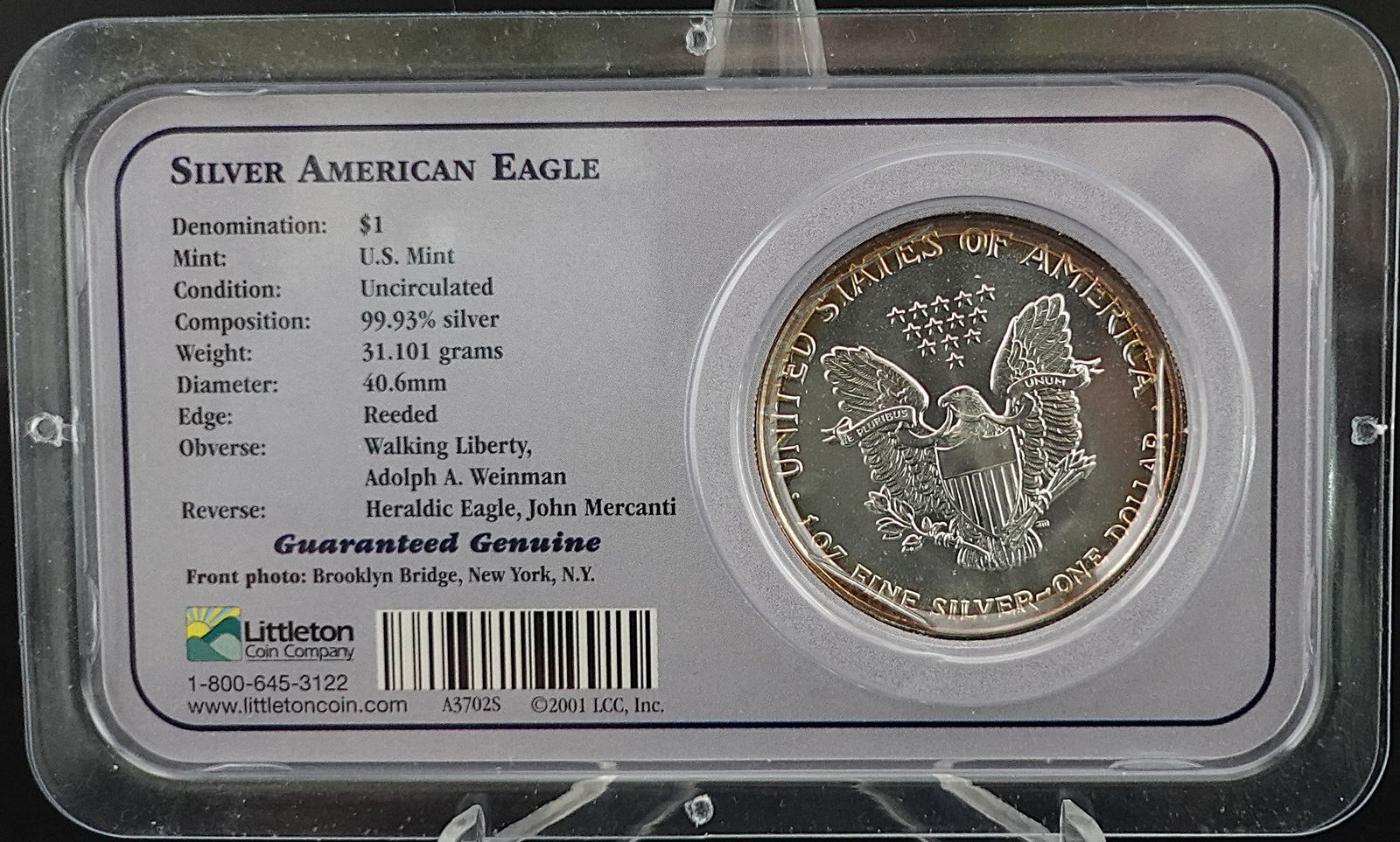 1997 American Silver Eagle - 2