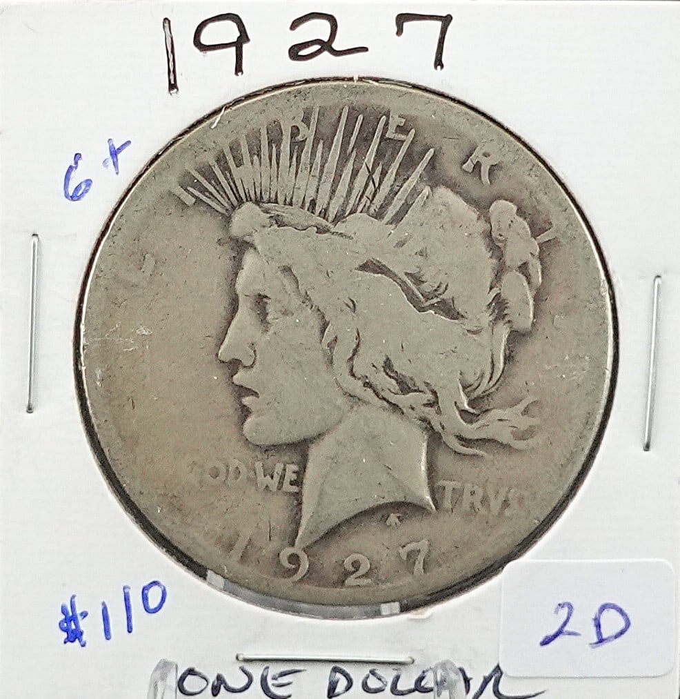 1927 Peace Dollar (1 of 2)