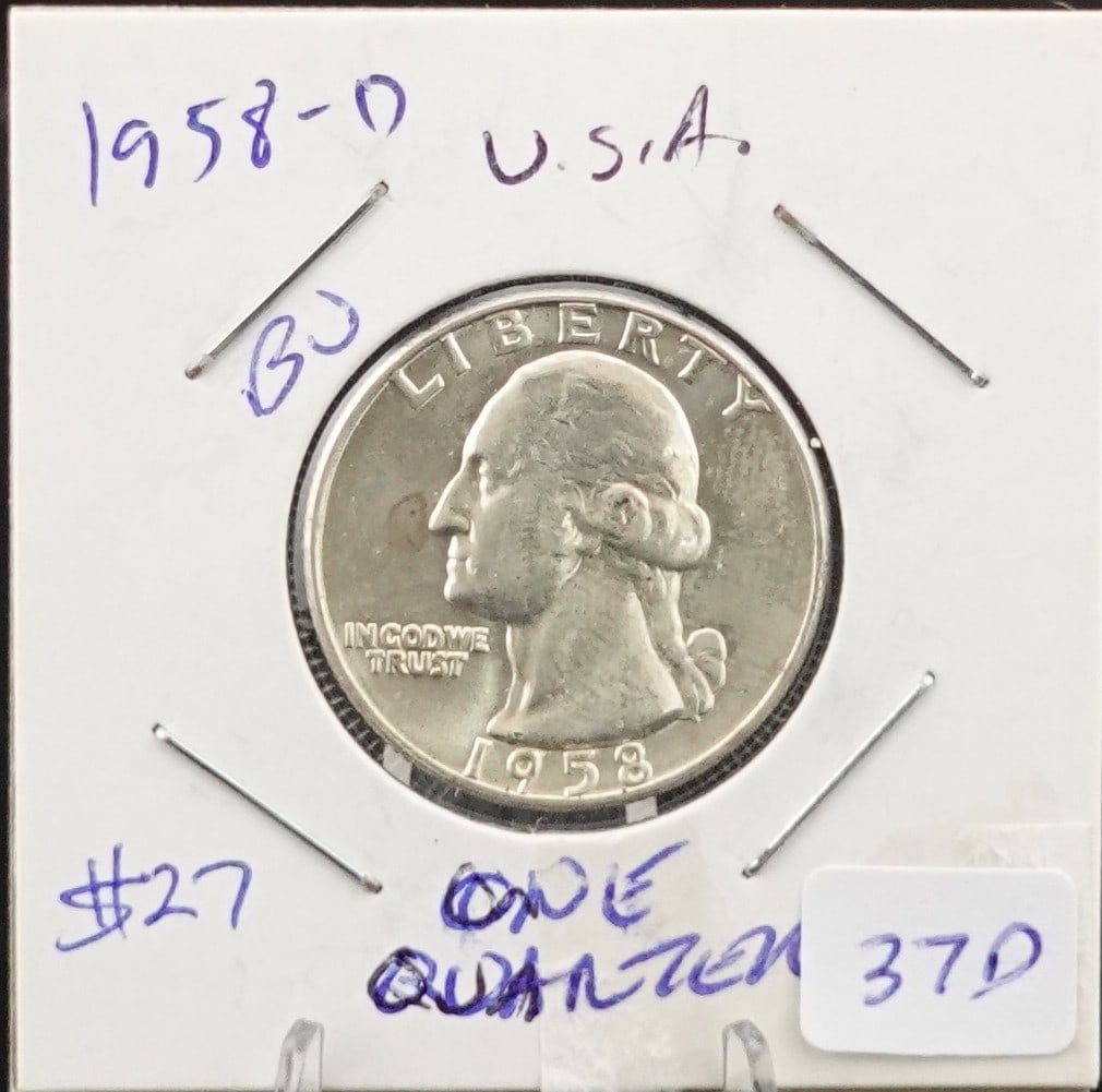 1958-D Washington Quarter (1 of 2)