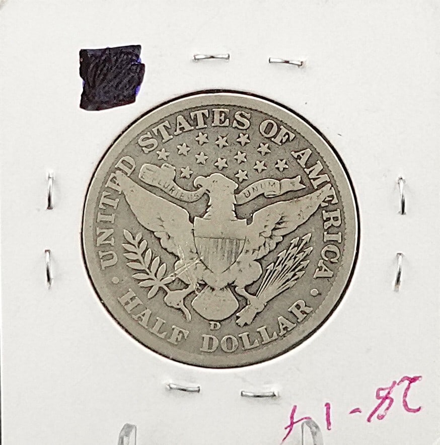 1906-D Barber Half Dollar - 2