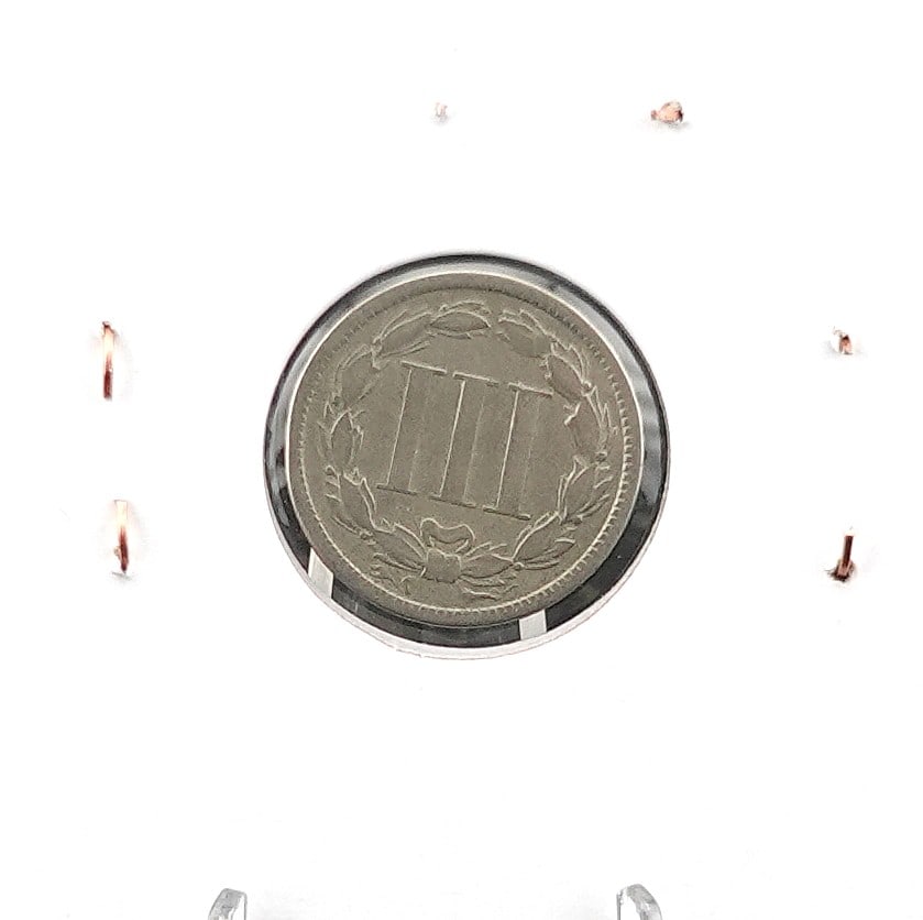 1865 3 Cent Piece - 2