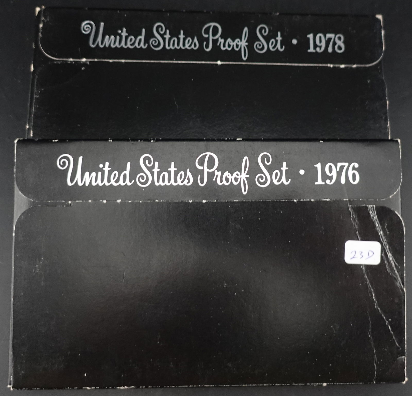 (2) Proof Sets: Dates are 1976 and 1978 High Estimate: 30 Low Estimate: 22