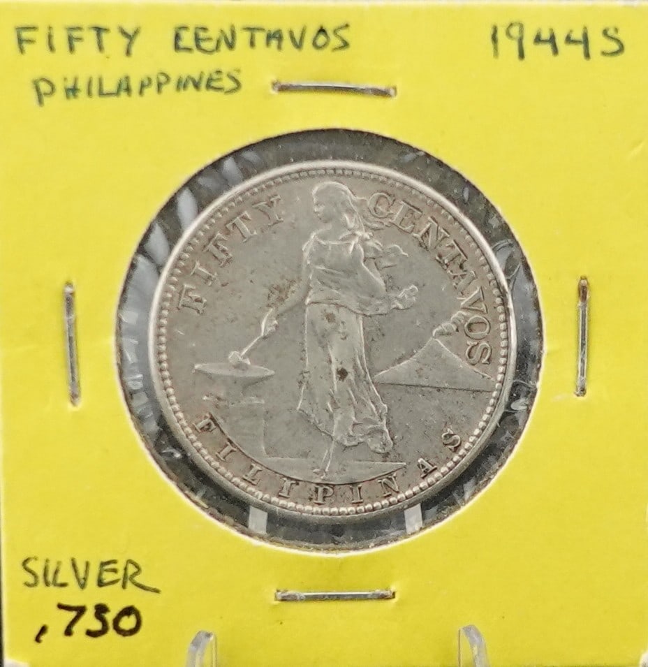 1944-S Filipians Coin: .750 Silver. 10 Grams. This is a Very High Grade Coin! High Estimate: 50Low Estimate: 30