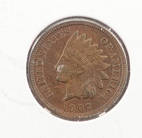 1907 Indian Head Cent (1 of 2)