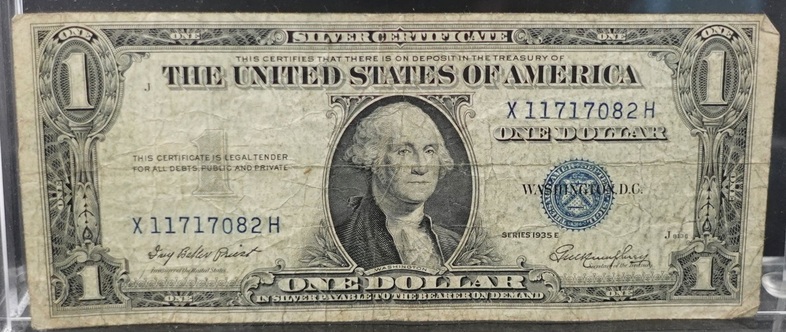 1935-E and 1957-A $1 Silver Certificates: 1935-E and 1957-A $1 Silver Certificates Low Estimate: 20.00High Estimate: 30.00