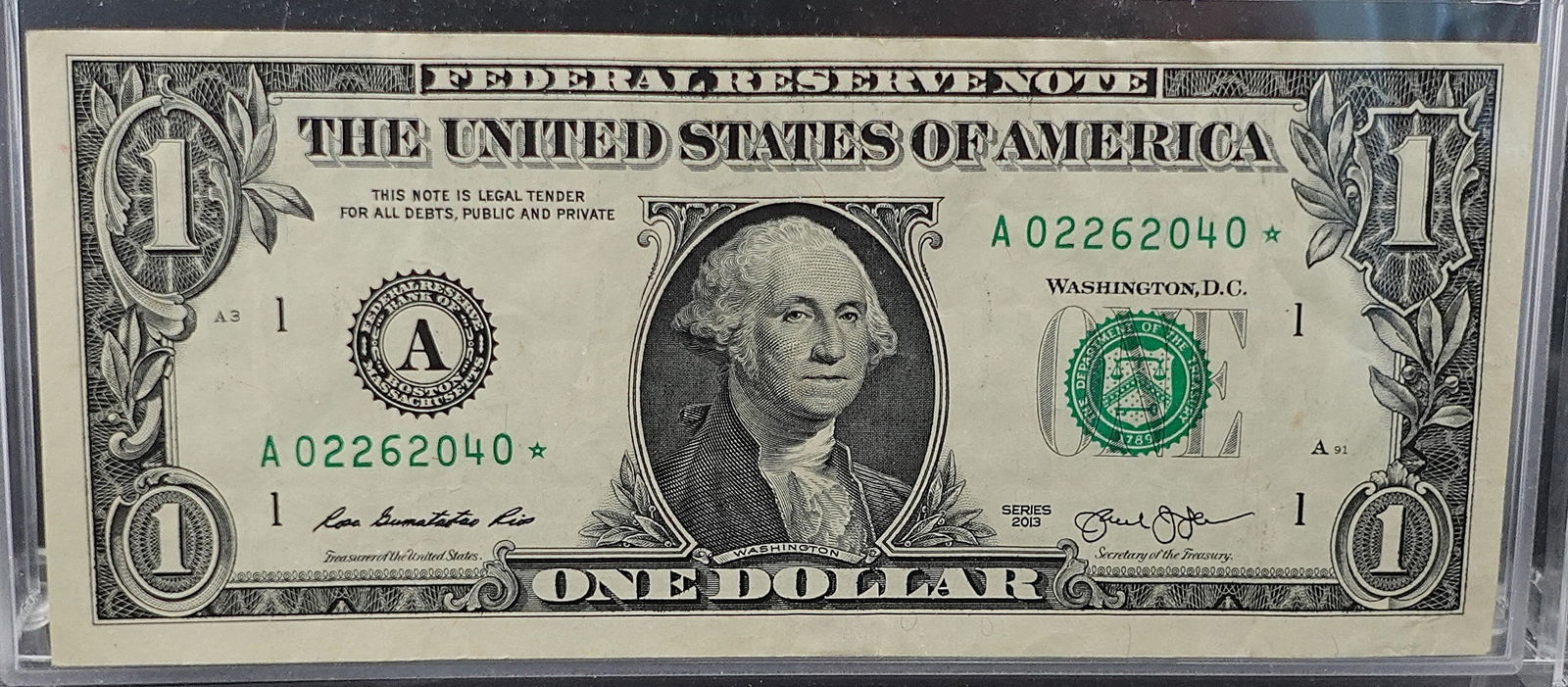 2003 $1 Star Note: Great date and details! SN 2040 Low Estimate: 20.00High Estimate: 30.00