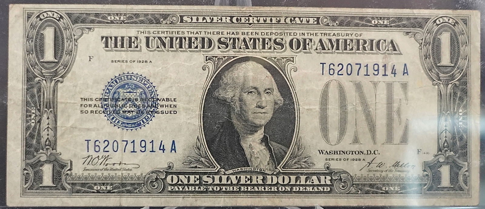 1928 A $1 Silver Certificate: Great Note! Low Estimate: 20.00 High Estimate: 30.00