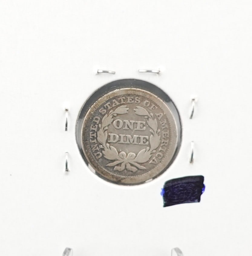 1853 Seated Dime - 2