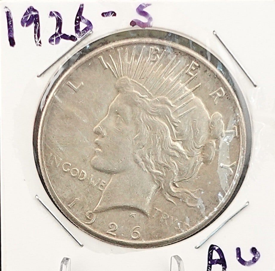 1926-S Peace Dollar: Nicer Date with Great Details Low Estimate: 60.00High Estimate: 80.00