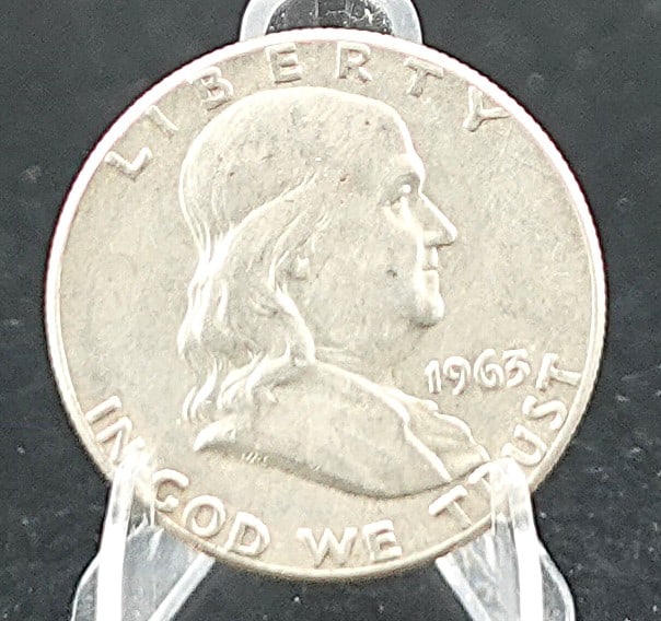 1963 Franklin Half Dollar (1 of 2)