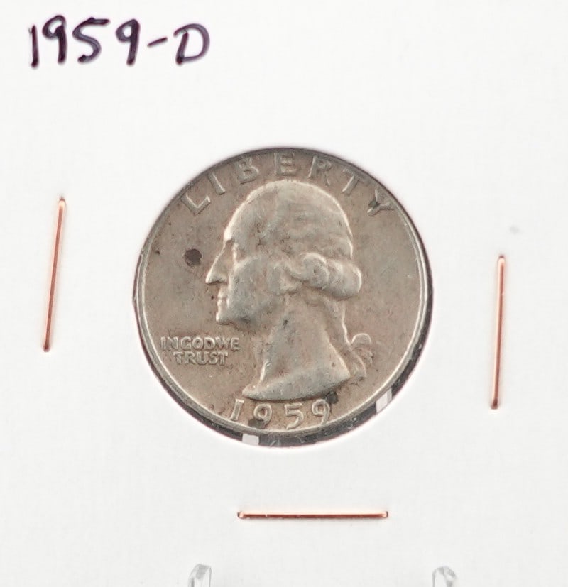1959-D Washington Quarter: Nice Date 