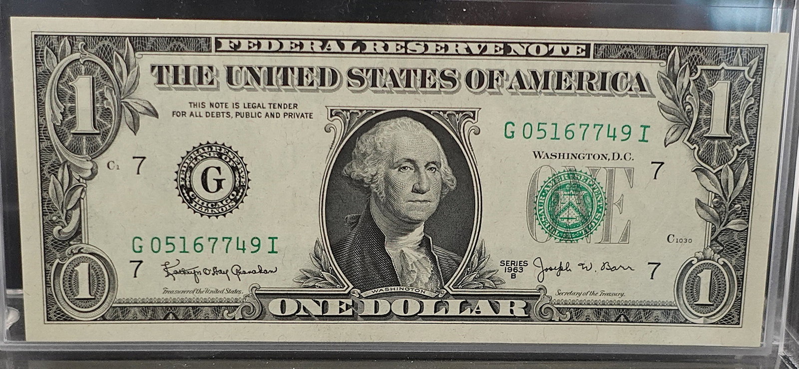 (4) 1963-B $1 Notes - 3