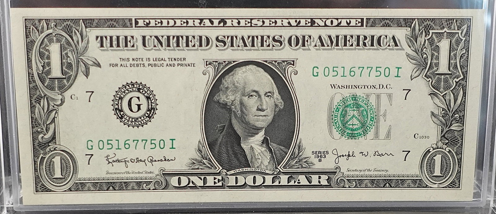 (4) 1963-B $1 Notes - 5