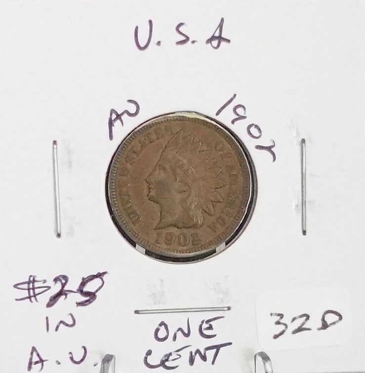 1902 Indian Head Cent (1 of 2)