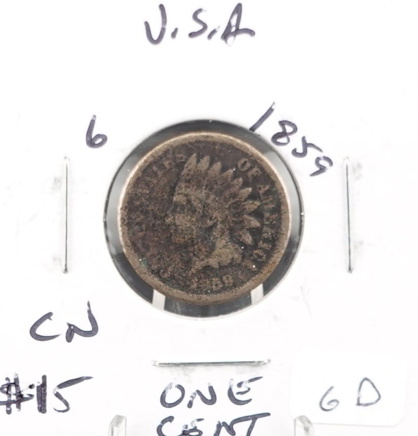 1859 Indian Head Cent (1 of 2)