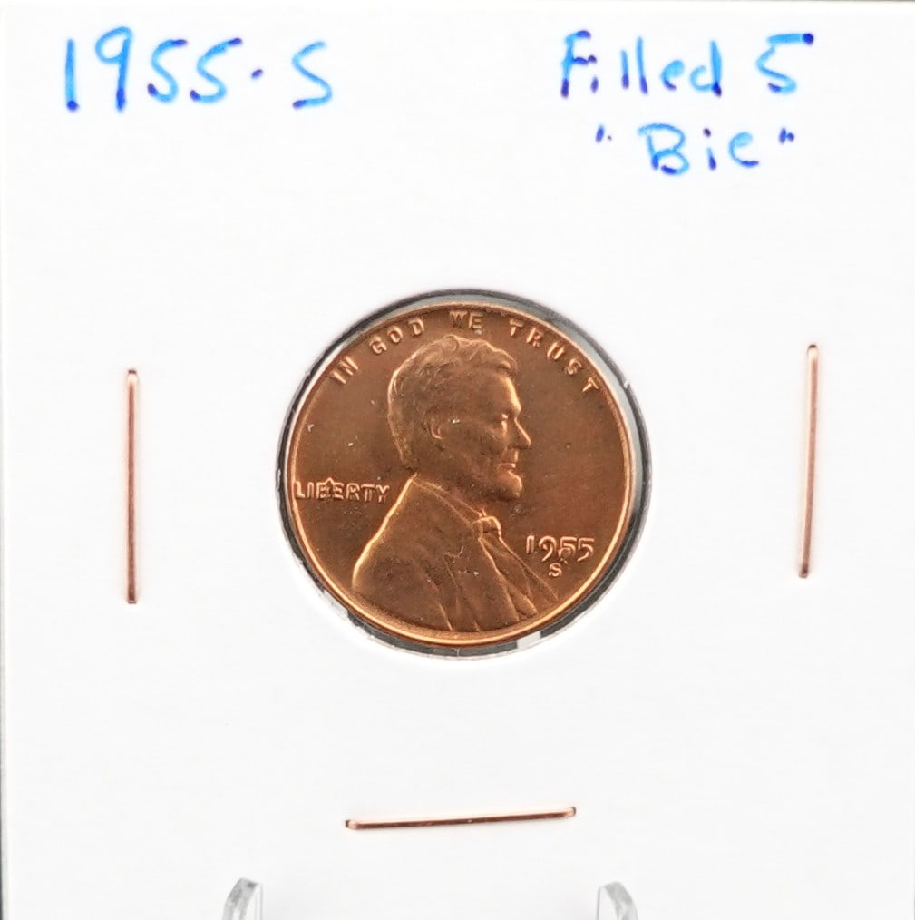 1955-S Error Wheat Cent (1 of 2)
