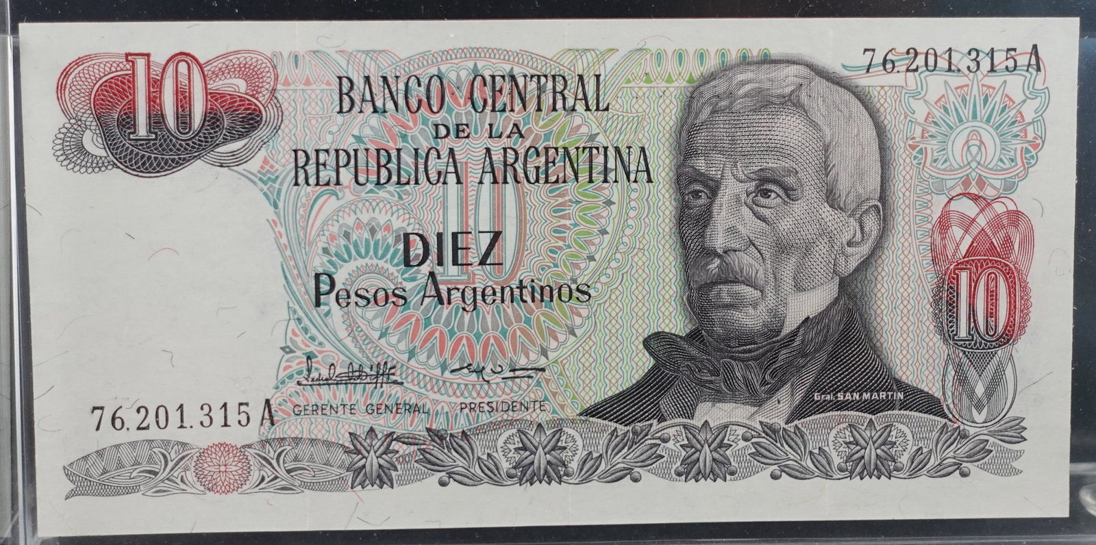 1980 10 Pesos Bank of Central Argentina (1 of 2)