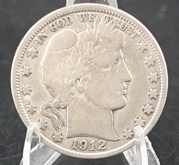 1912-D Barber Half Dollar (1 of 2)