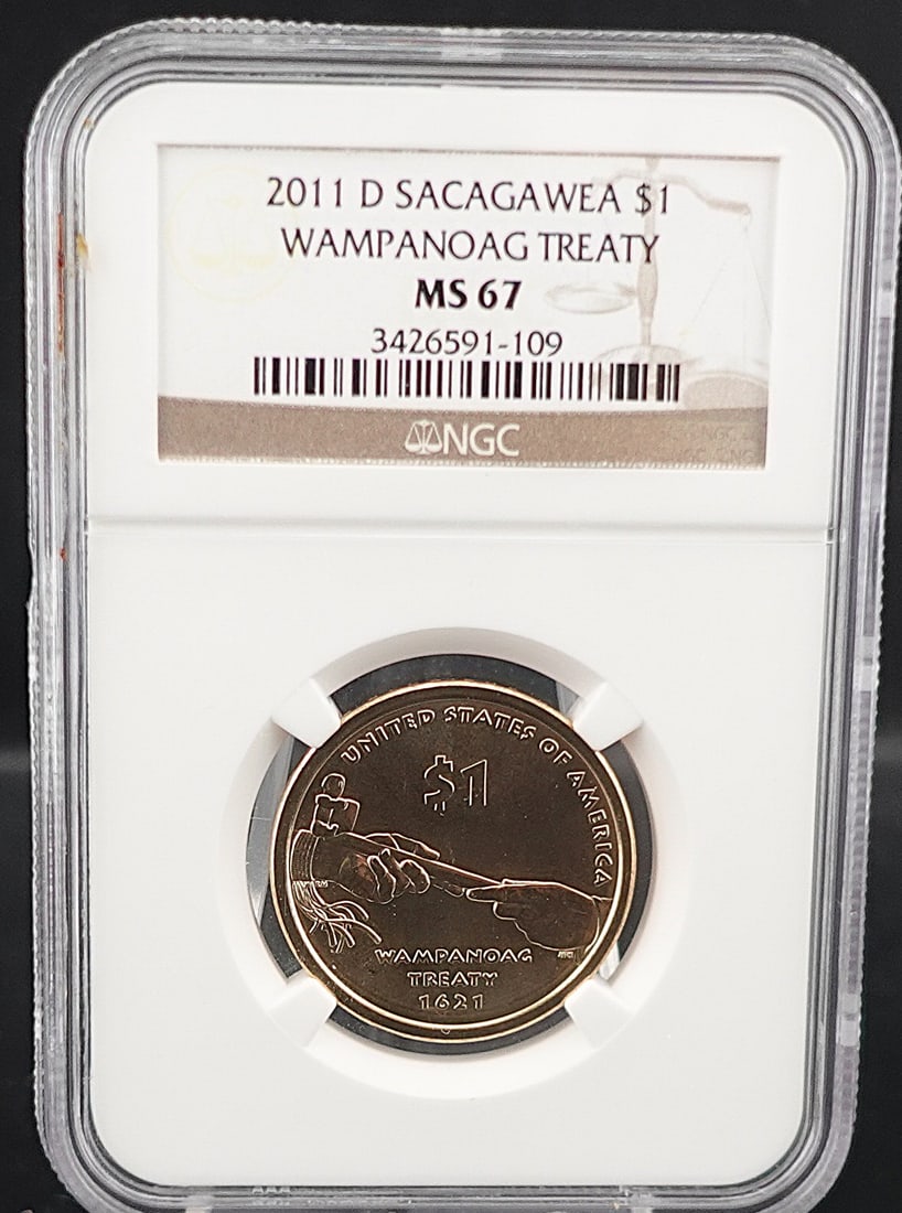 (2) Sacagawea Dollars - 3