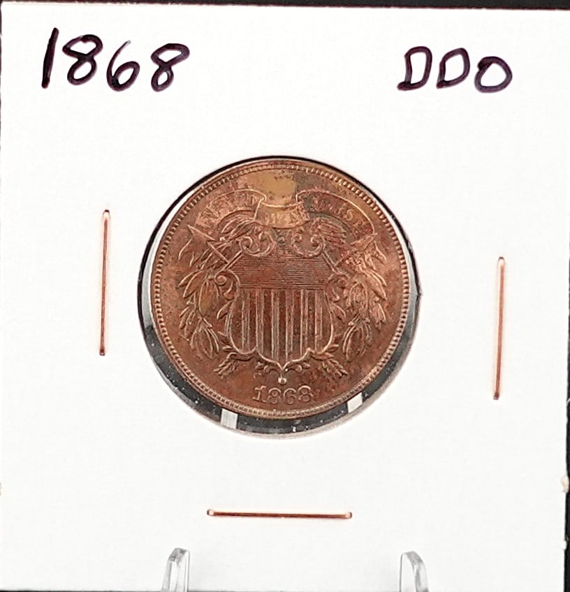 1868 2 Cent Piece (1 of 2)