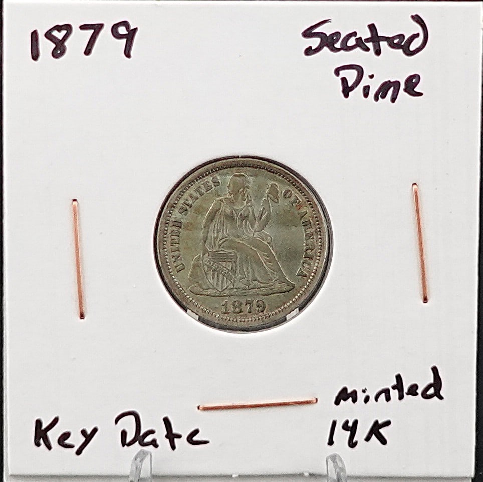 1879 Seated Dime (1 of 2)