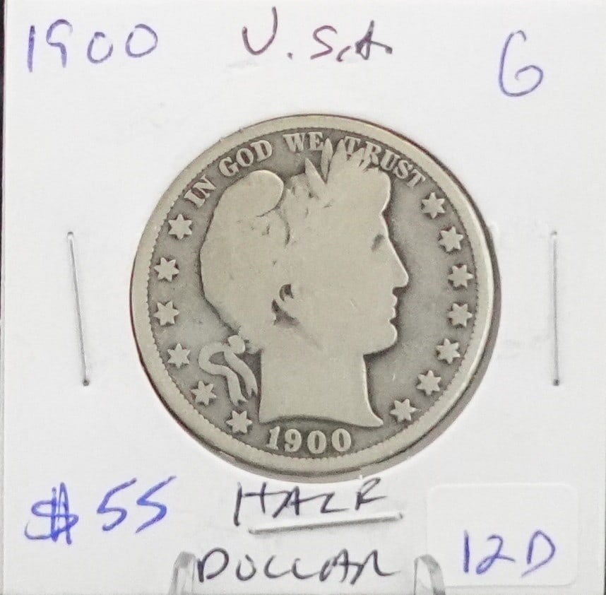 1900 Barber Half Dollar (1 of 2)