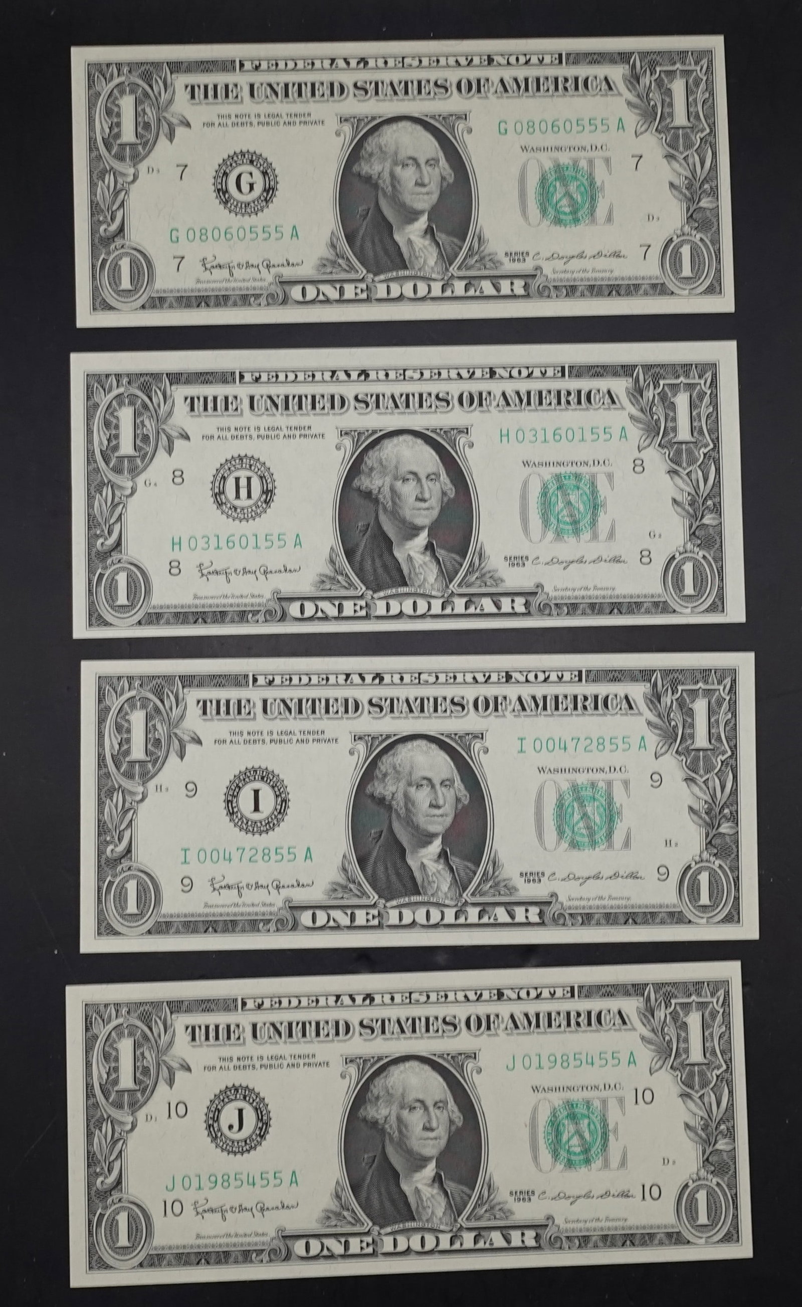(8) 1963 $1 Notes (1 of 4)