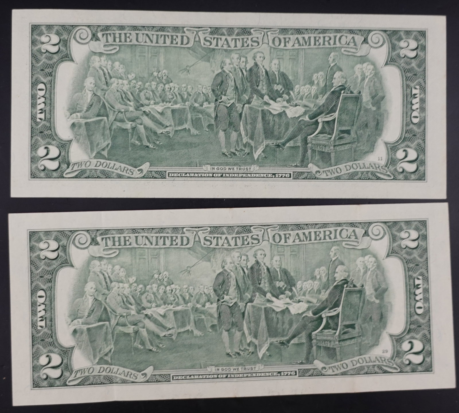 (2) $2 Notes - 2