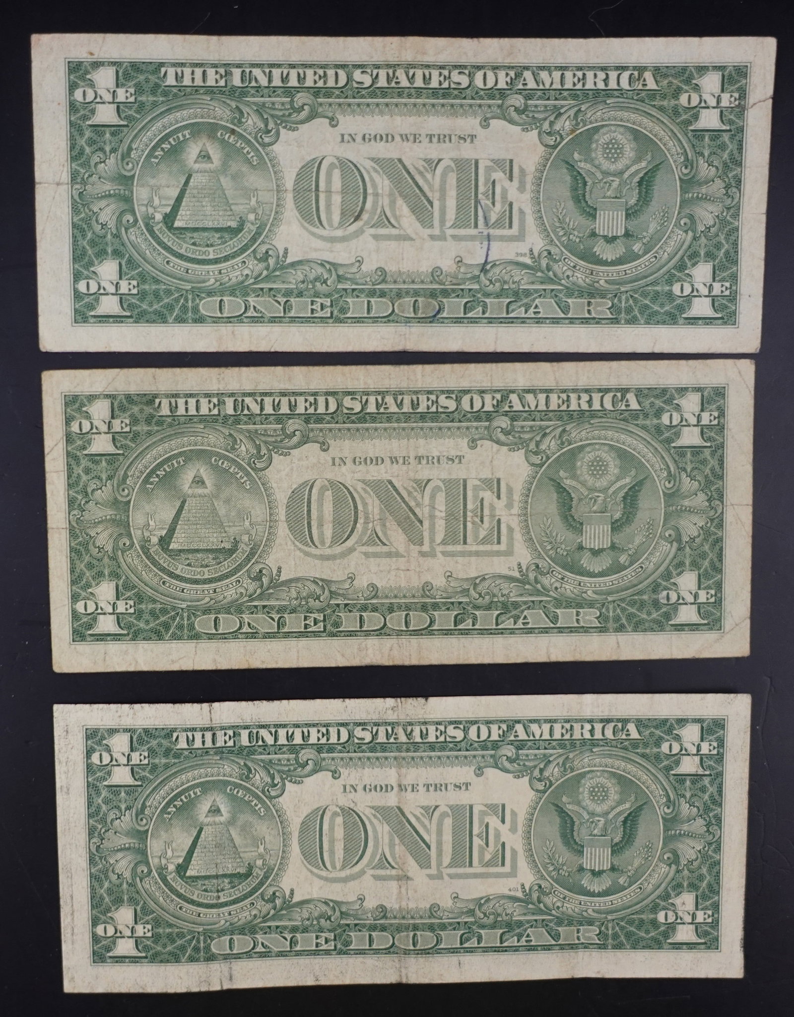 (6) $1 Silver Certificates - 2