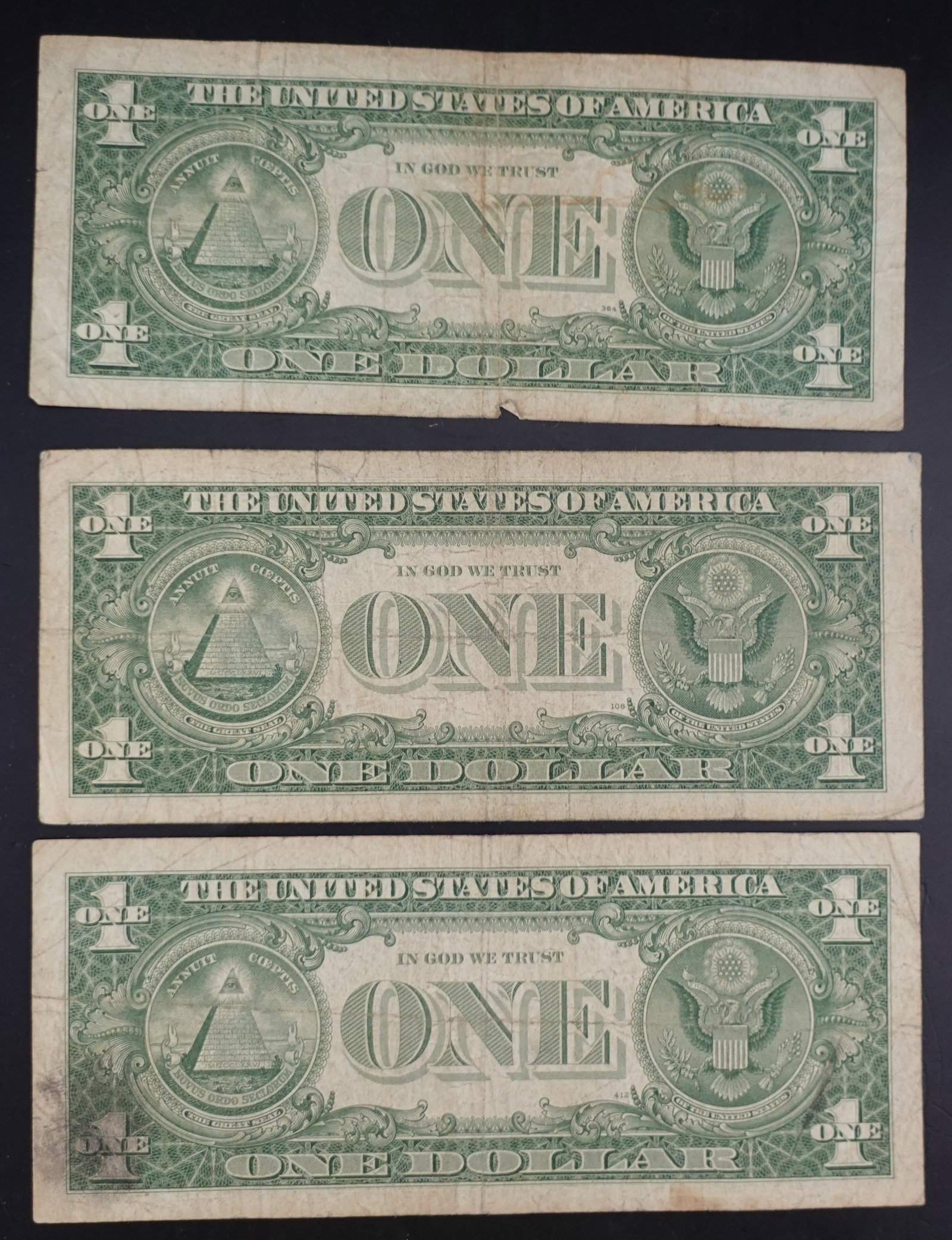 (6) $1 Silver Certificates - 4