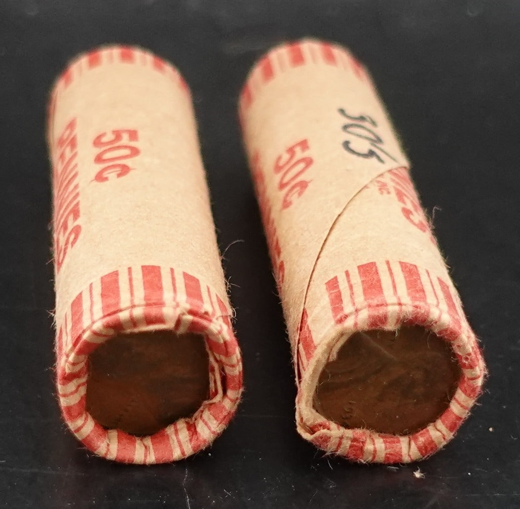 (2) Wheat Cent Rolls - 2